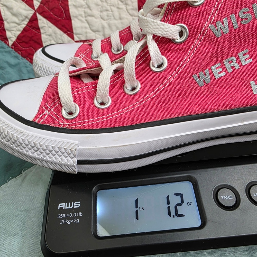 Converse Chuck Taylor Custom High Top Pink Travis Scott Wish You Were Here M3 W5 - Picture 10 of 10